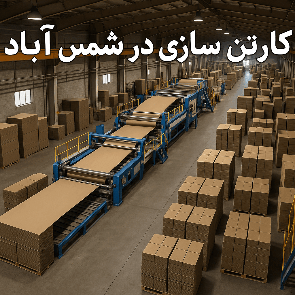 کارتن سازی در شمس آباد