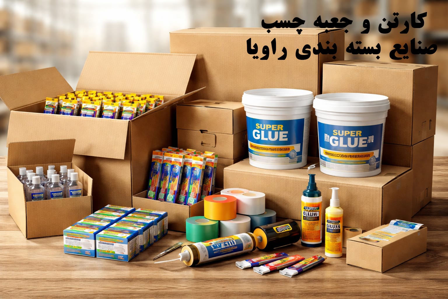 کارتن سازی پارسه البرز راویا 28 کارتن و جعبه چسب
